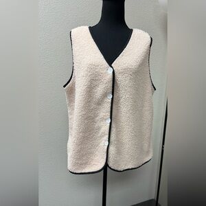 SHEIN Bohemian Style  Size 0XL Warm Cozy Vest